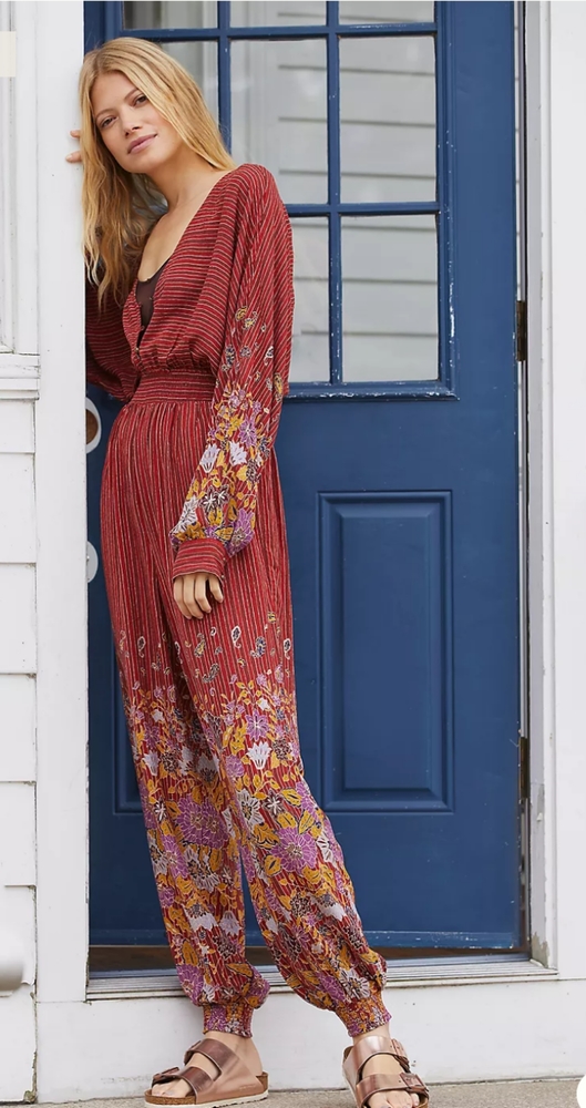 Anthropologie Breezy Open-Back Jumpsuit